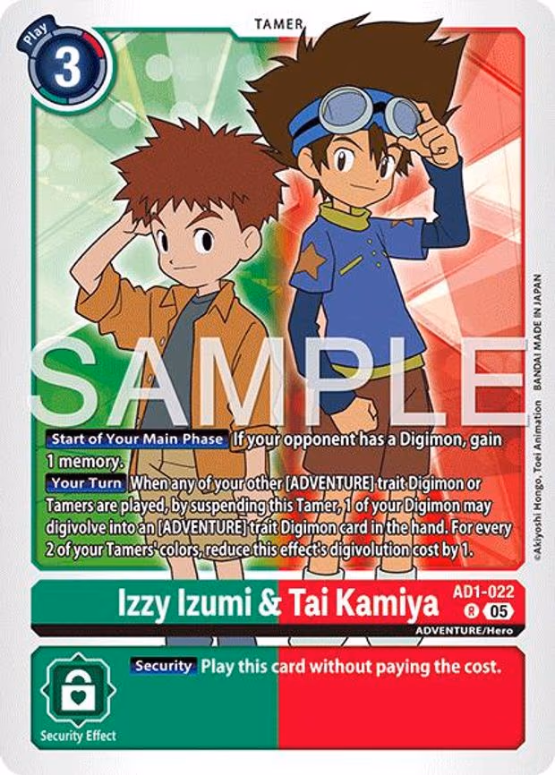 Izzy Izumi & Tai Kamiya
