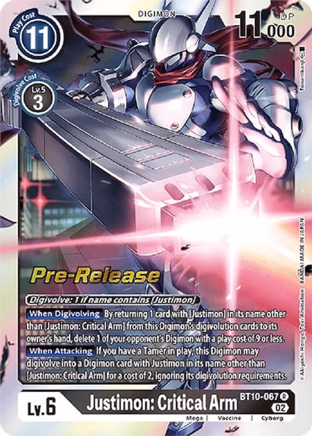 Justimon: Critical Arm