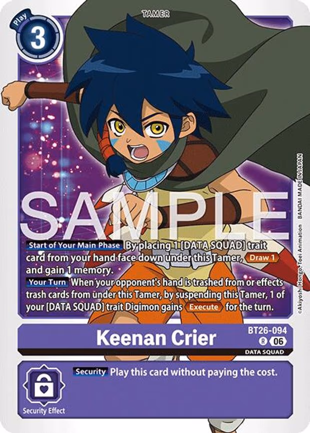 Keenan Crier - Rare (BT26-094 R)