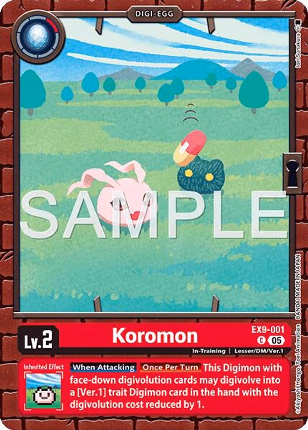 Koromon - Common (EX9-001 C)