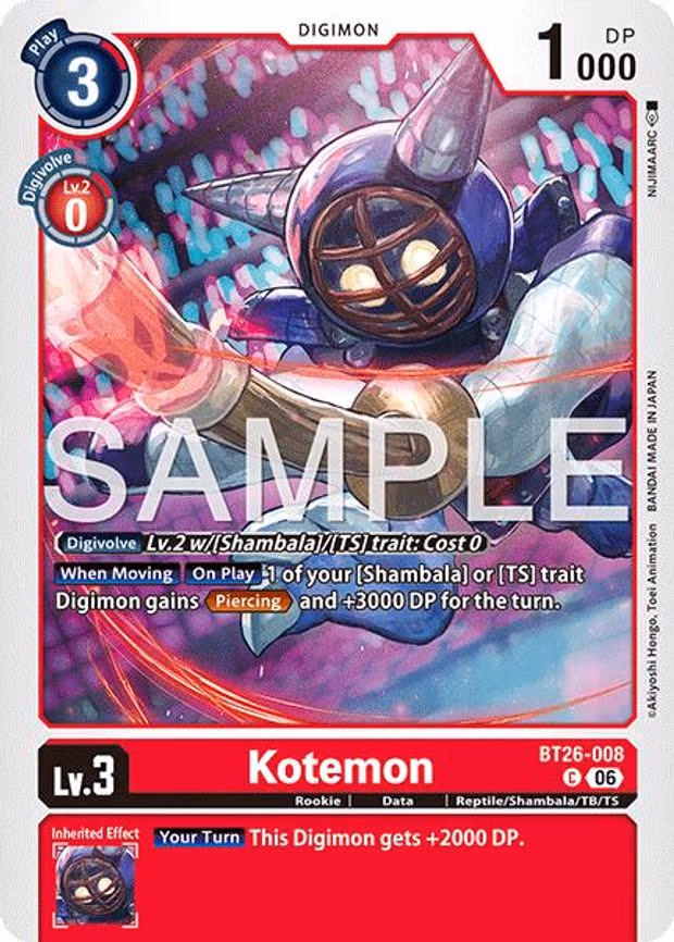 Kotemon - Common (BT26-008 C)