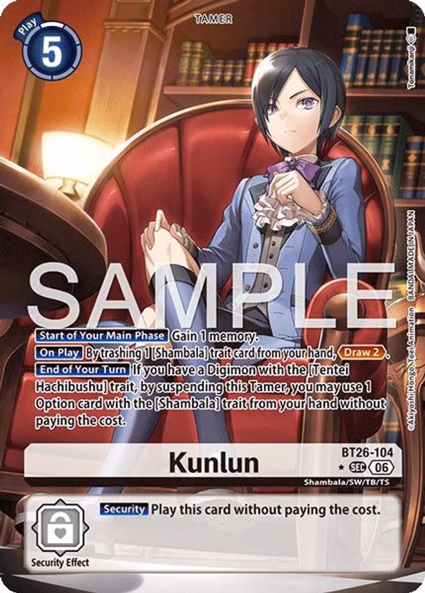 Kunlun - Secret Rare (BT26-104 SEC)