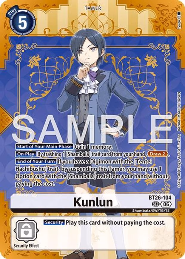 Kunlun - Secret Rare (BT26-104 SEC)