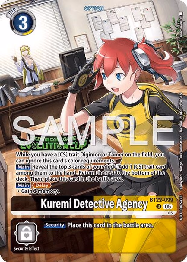 Kuremi Detective Agency (Evolution Cup 2026 Vol. 2) - Uncommon (BT22-099 U)