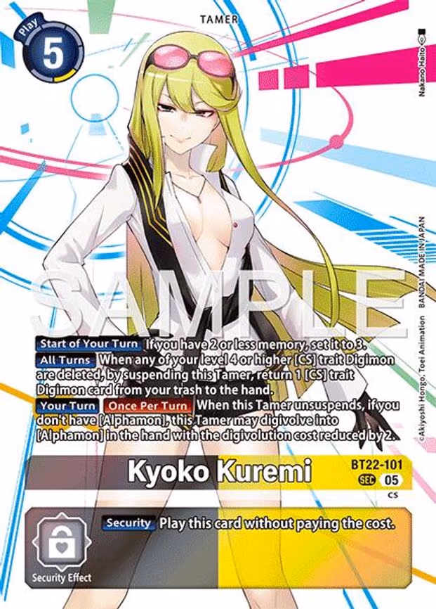 Kyoko Kuremi - Secret Rare (BT22-101 SEC)
