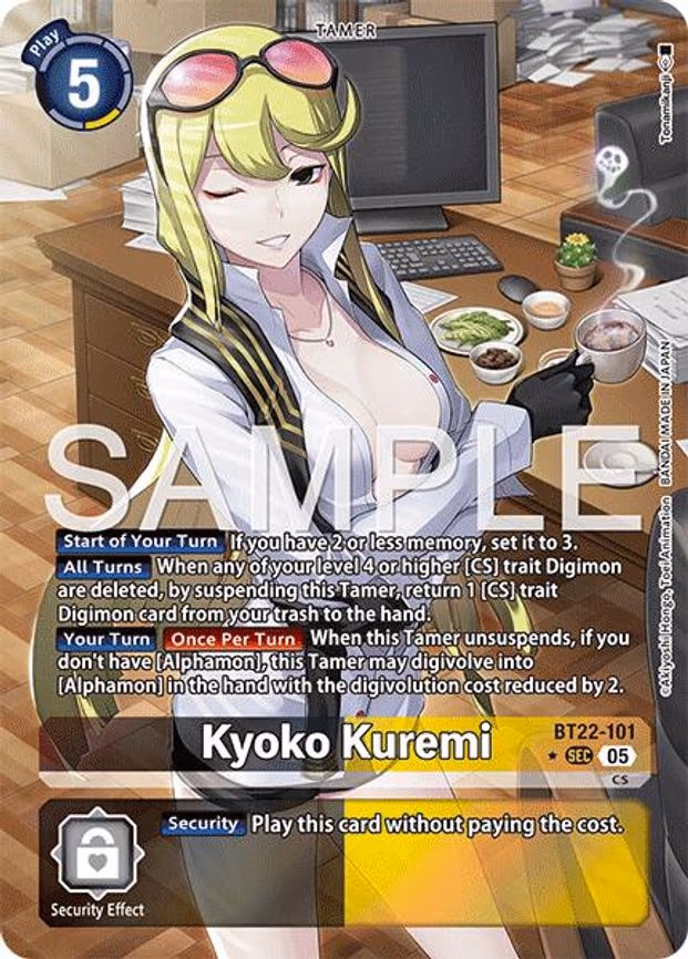 Kyoko Kuremi - Secret Rare (BT22-101 SEC)