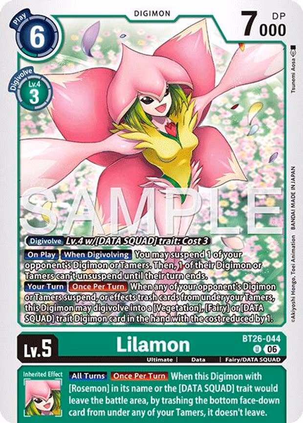 Lilamon - Uncommon (BT26-044 U)