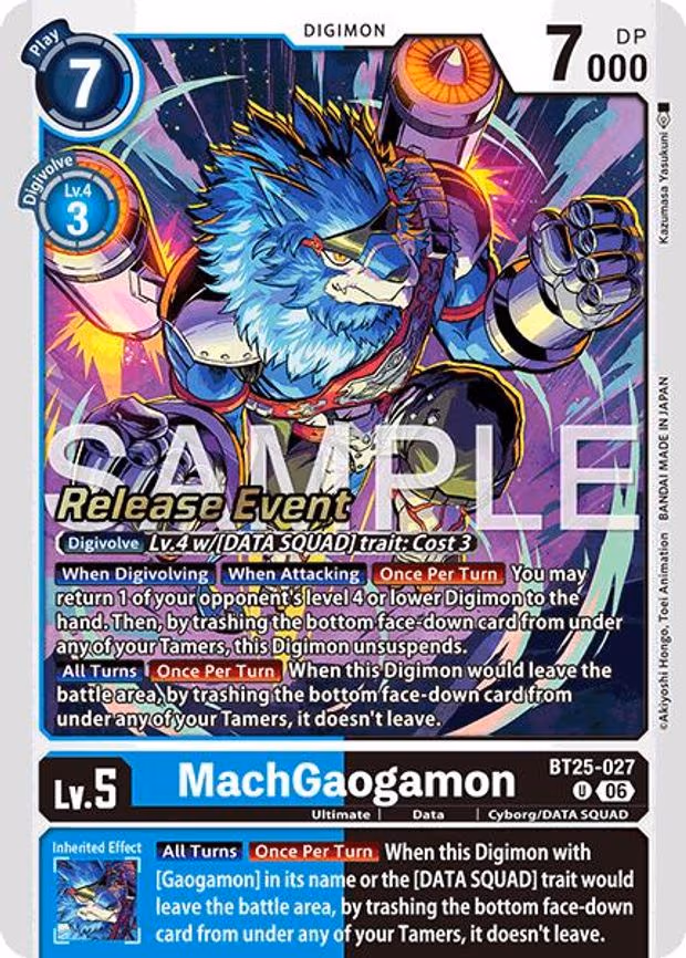 MachGaogamon - Uncommon (BT25-027 U)