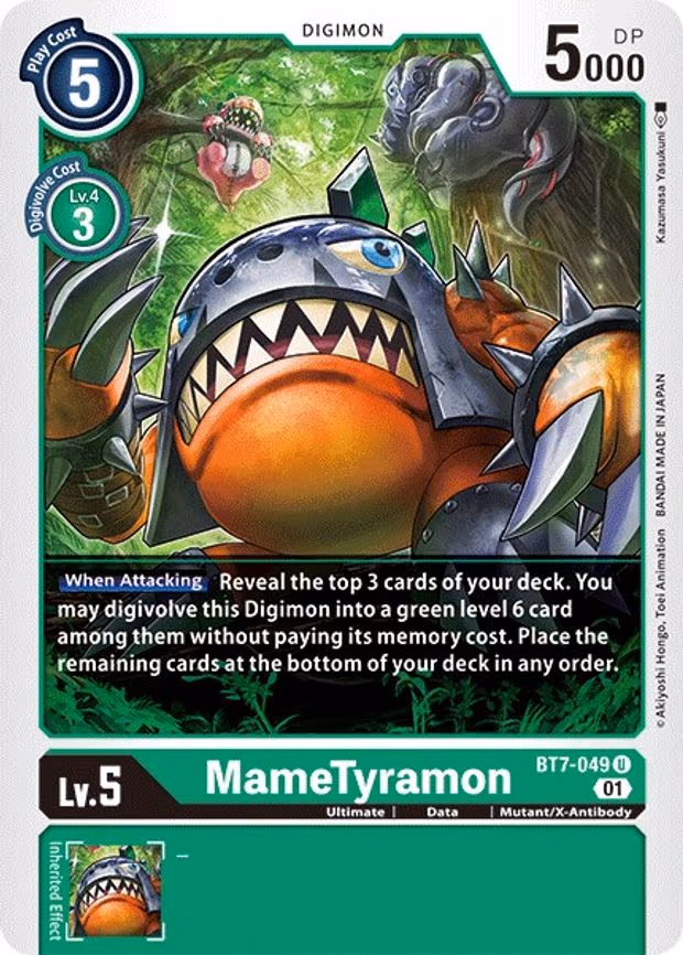 MameTyramon - Uncommon (BT7-049 U)