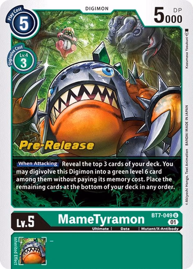 MameTyramon - Uncommon (BT7-049 U)
