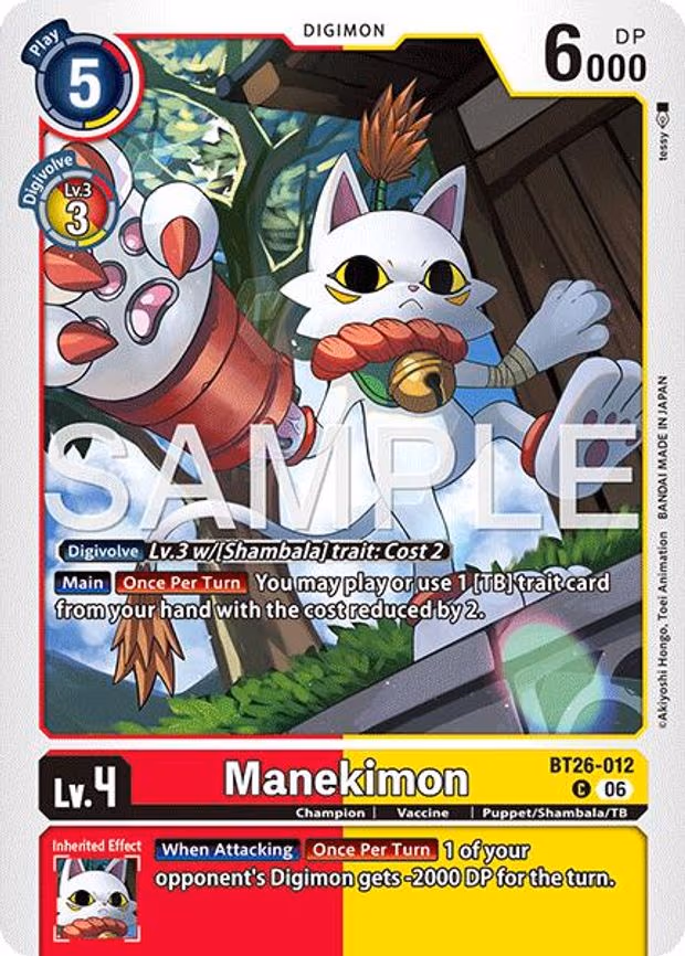 Manekimon - Common (BT26-012 C)