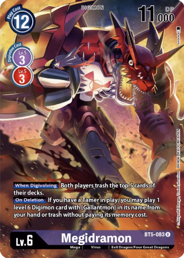 Megidramon (Digimon Card Game Deck Box Set)
