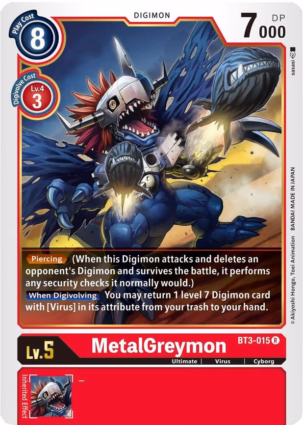 MetalGreymon - Rare (BT3-015 R)