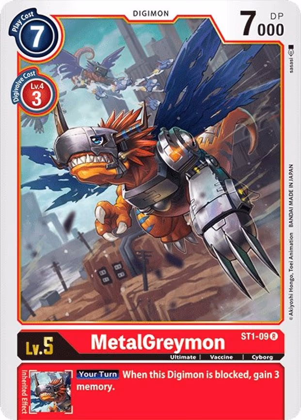 MetalGreymon - Rare (ST1-09 R)