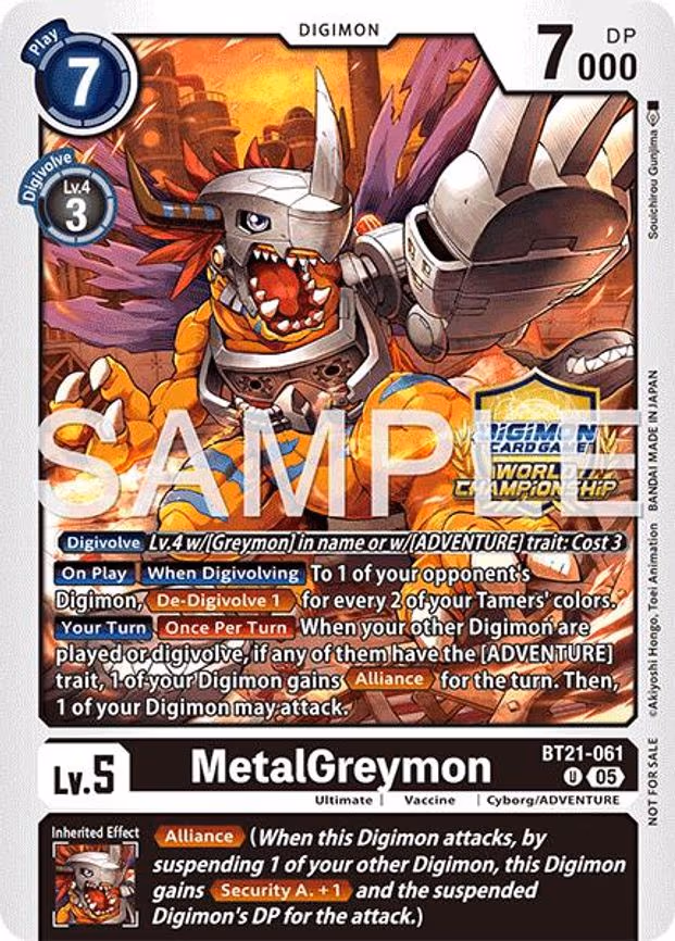 MetalGreymon - Uncommon (BT21-061 U)