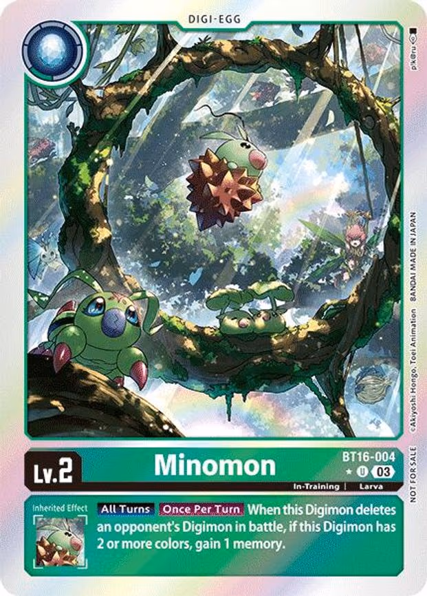 Minomon (Box Promotion Pack: Beginning Observer) - Uncommon (BT16-004 U)