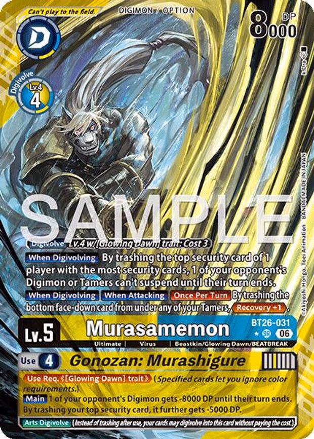 Murasamemon // Gonozan: Murashigure - Super Rare (BT26-031 SR)