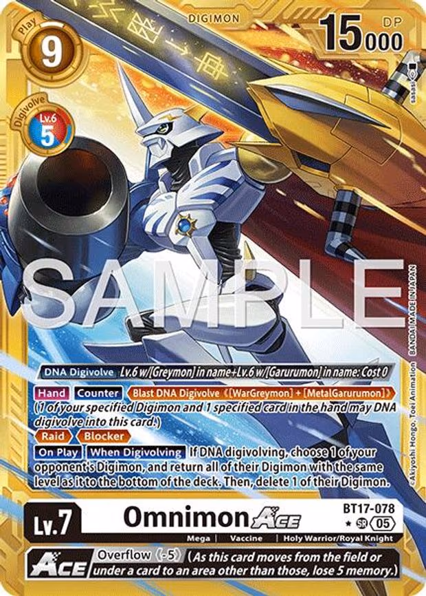 Omnimon ACE (Gold Border)