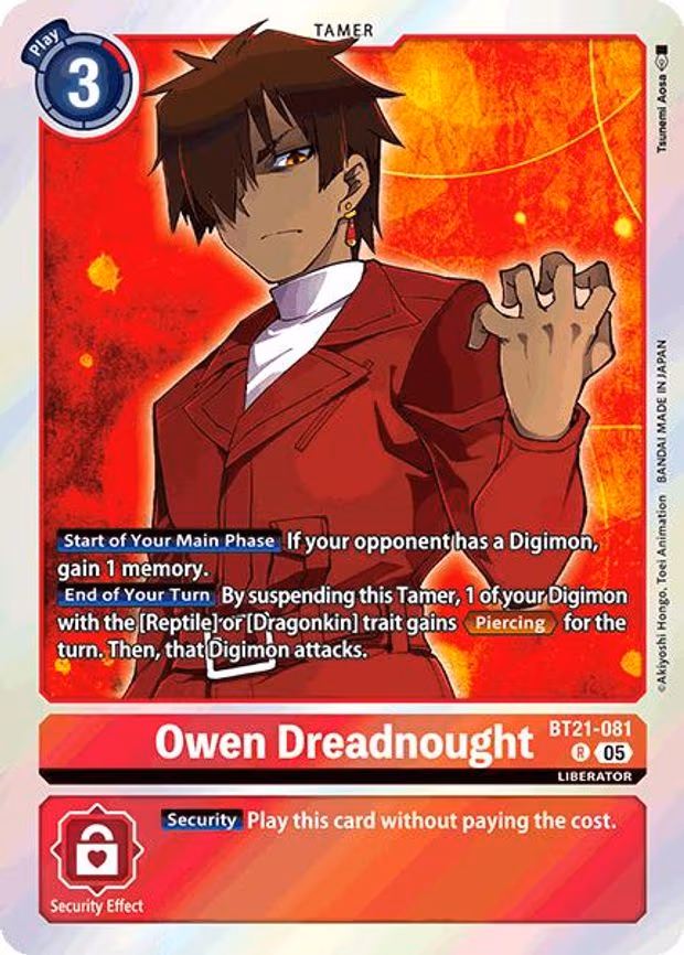 Owen Dreadnought - Rare (BT21-081 R)