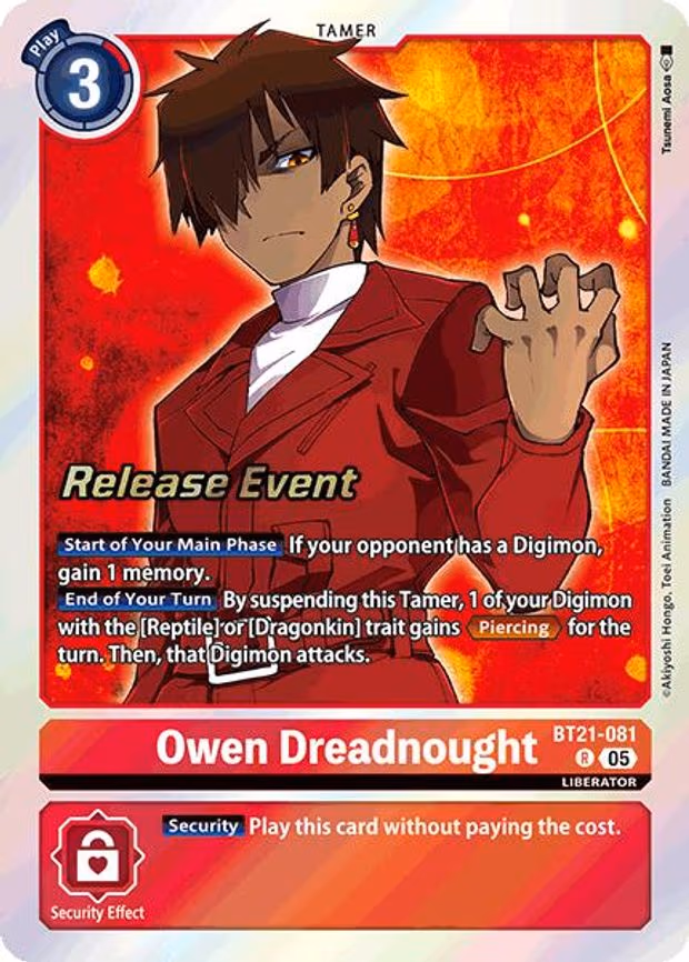 Owen Dreadnought - Rare (BT21-081 R)