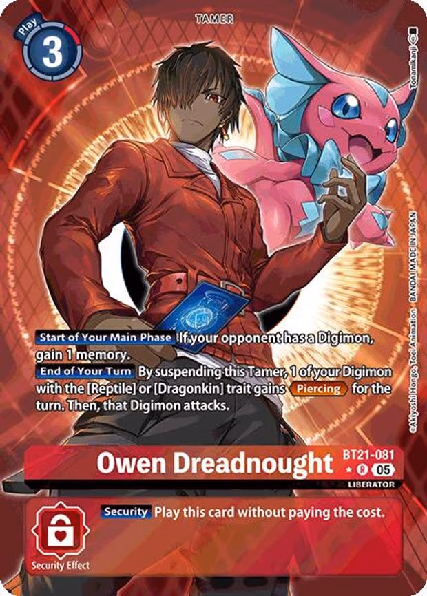 Owen Dreadnought - Rare (BT21-081 R)