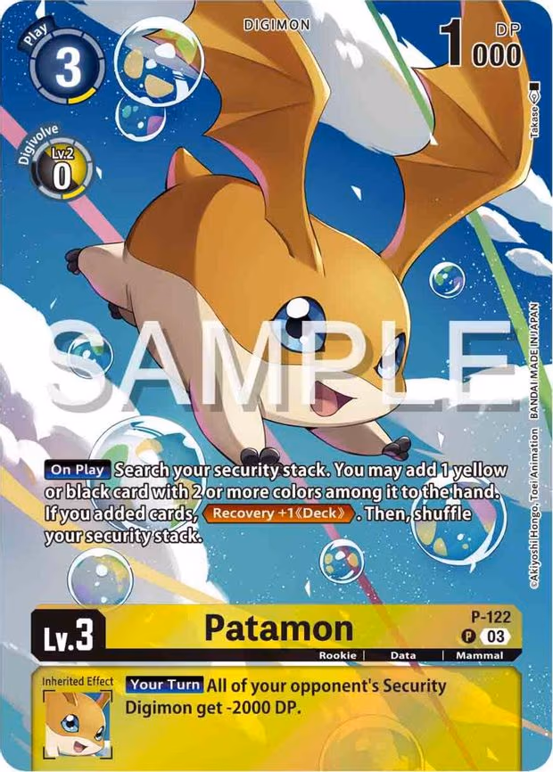 Patamon - P-122 (Digimon Adventure 02: The Beginning Set) - Promo (P-122 P)