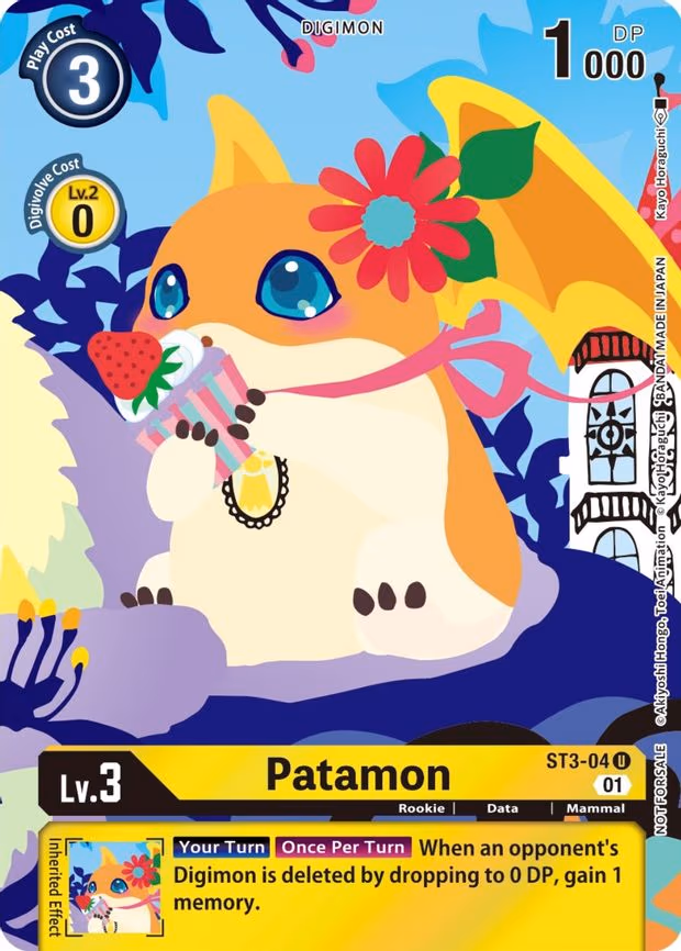 Patamon (Tamer's Card Set 2 Floral Fun)