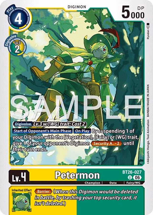 Petermon - Uncommon (BT26-027 U)
