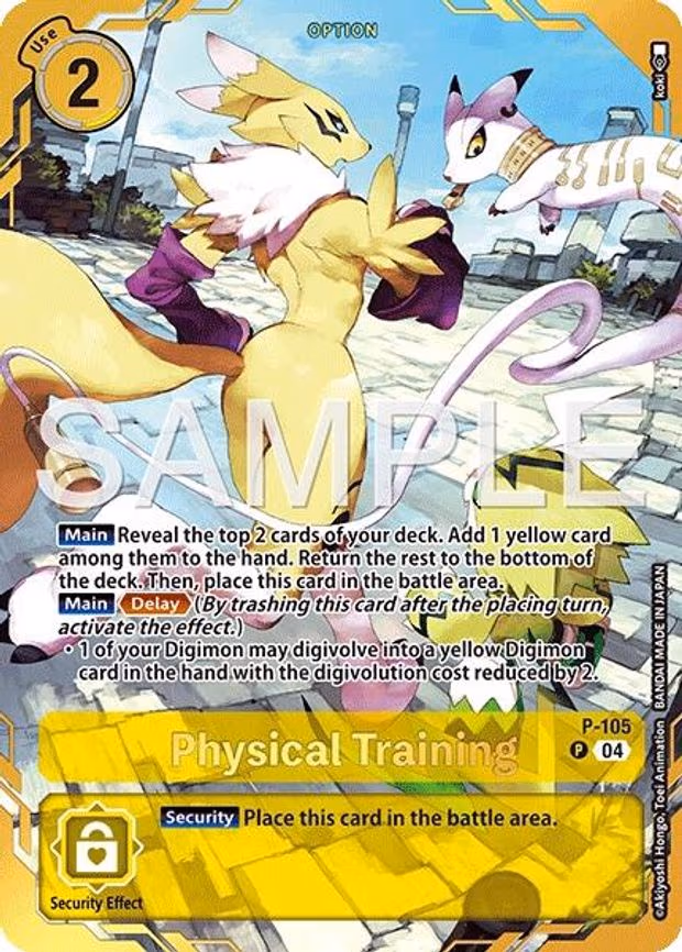 Physical Training (Premium Card Collection -Digimon Training Set