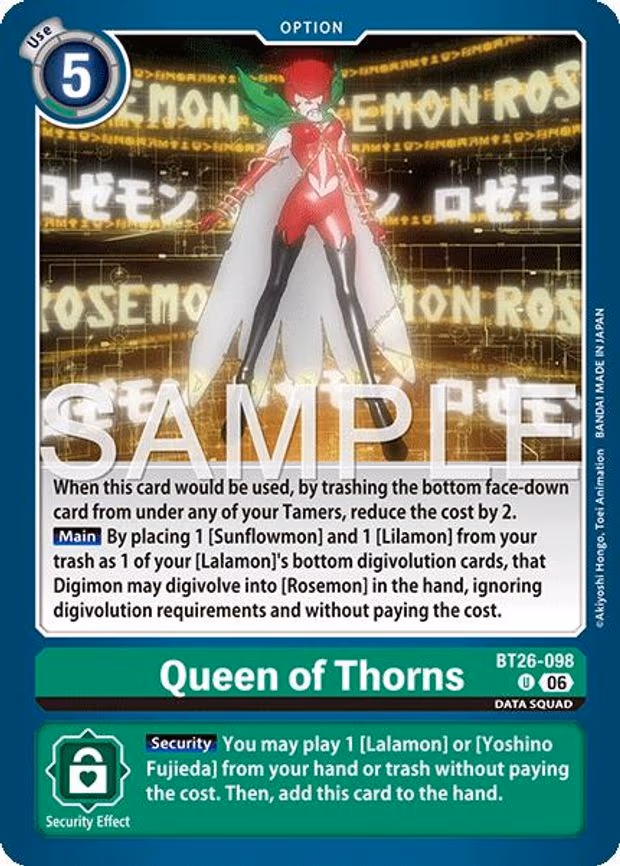 Queen of Thorns - Uncommon (BT26-098 U)