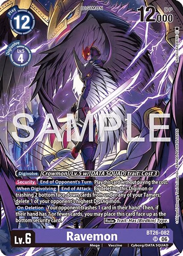 Ravemon - Super Rare (BT26-082 SR)