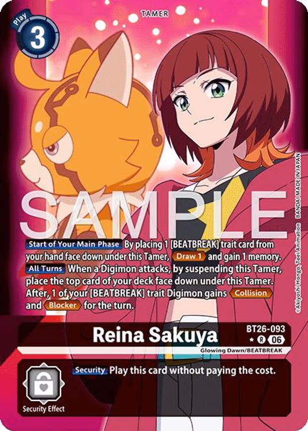 Reina Sakuya - Rare (BT26-093 R)