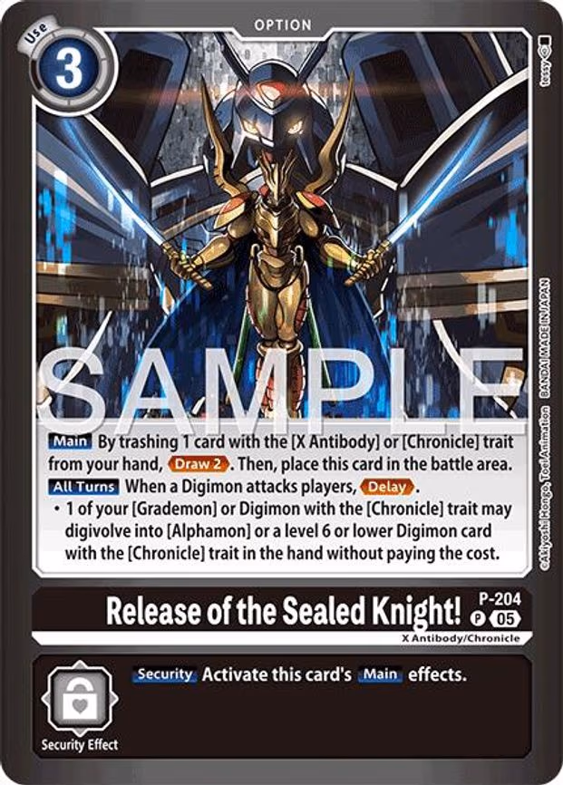 Release of the Sealed Knight! - Promo (P-204 P)