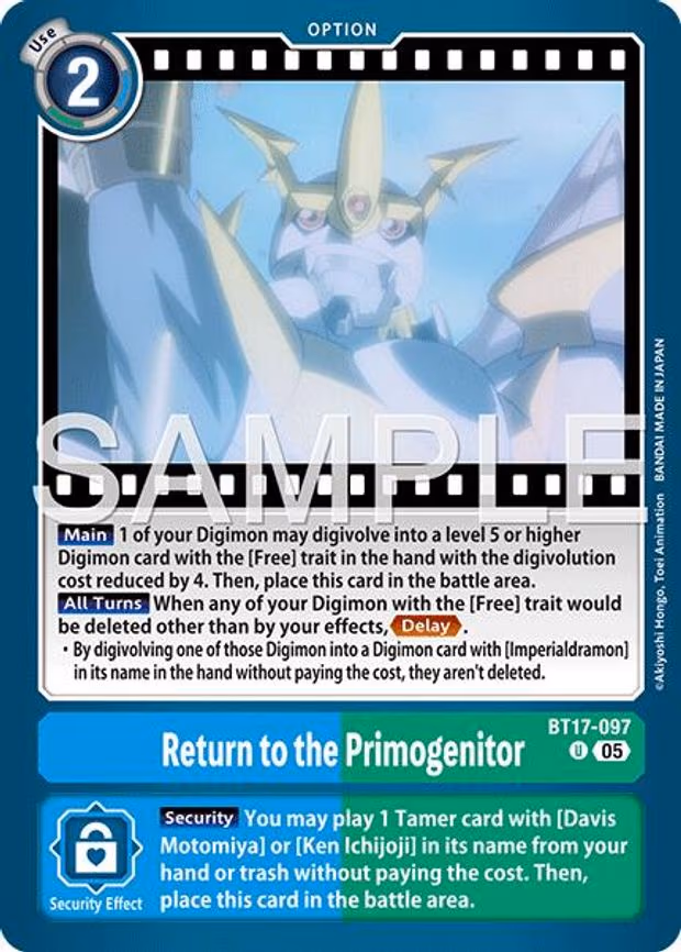 Return to the Primogenitor (Reprint)