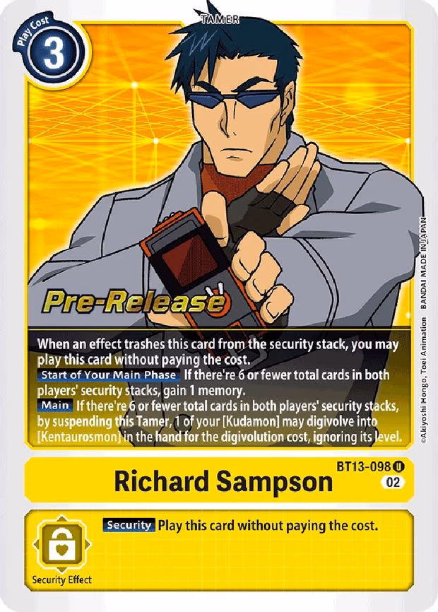 Richard Sampson - Uncommon (BT13-098 U)