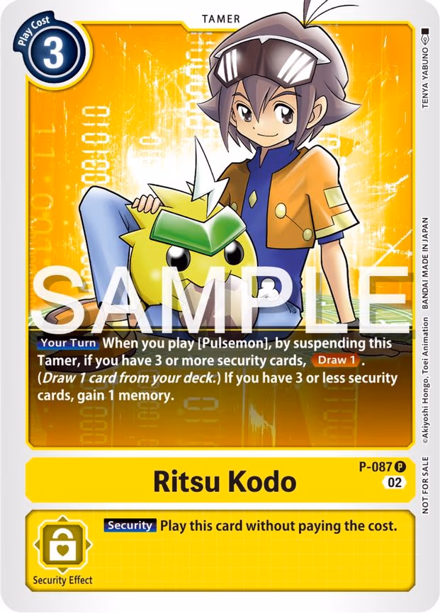 Ritsu Kodo - P-087 (Exceed Apocalypse Pre-Release) - Promo (P-087 P)