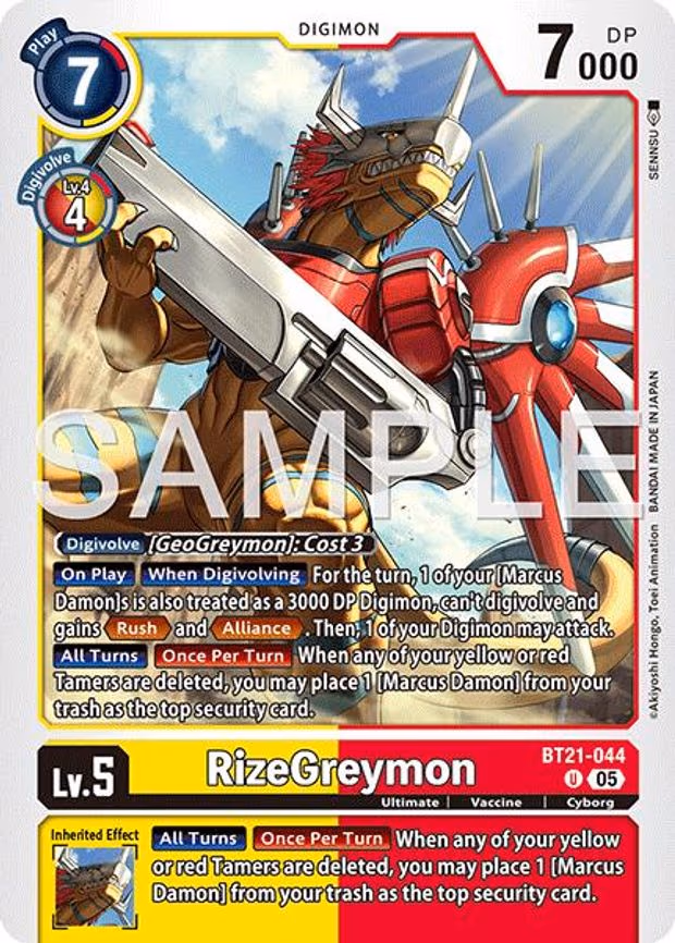 RizeGreymon - BT21-044 (Reprint)