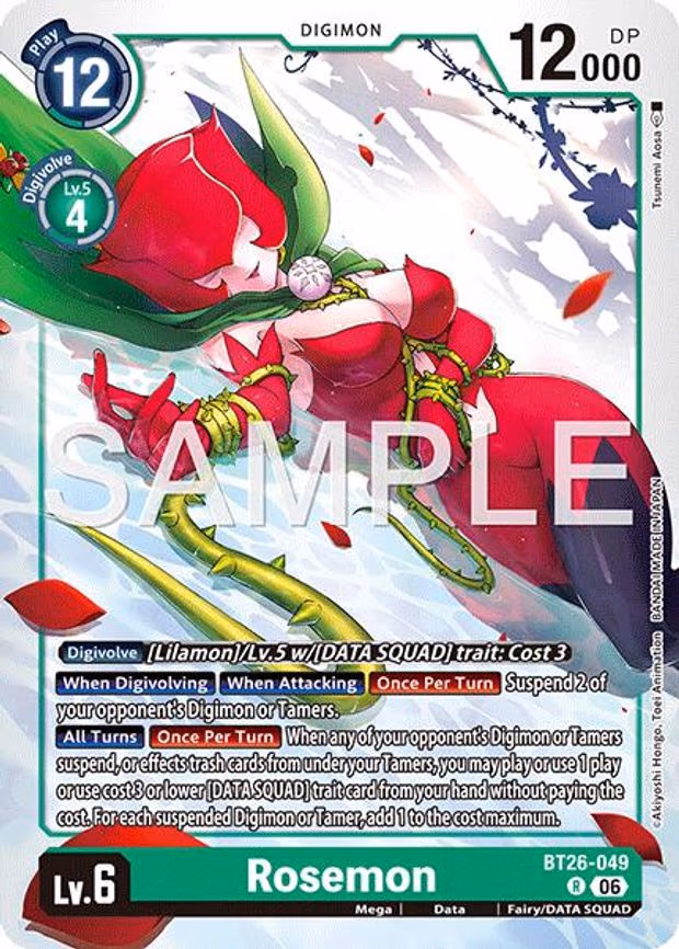 Rosemon - Rare (BT26-049 R)