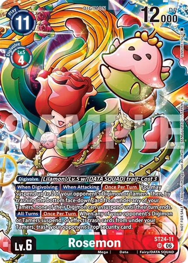 Rosemon - Super Rare (ST24-11 SR)