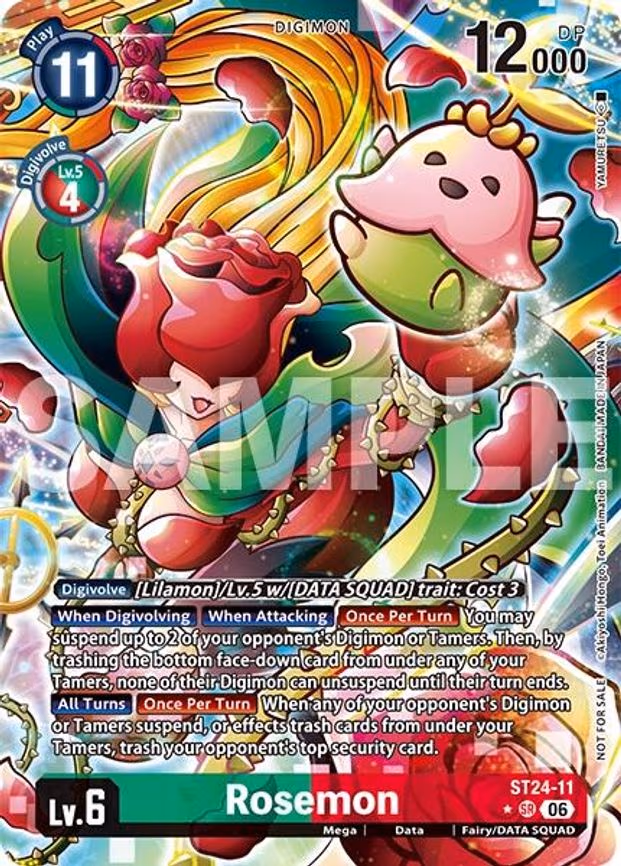 Rosemon (Timeless Bonds Release Event Winner) - Super Rare (ST24-11 SR)