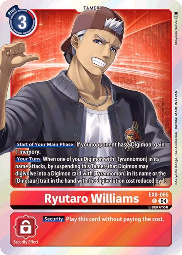 Ryutaro Williams - Rare (EX8-065 R)