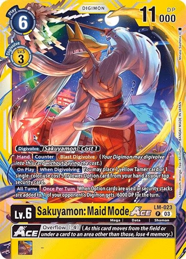 Sakuyamon: Maid Mode ACE - Promo (LM-023 P)