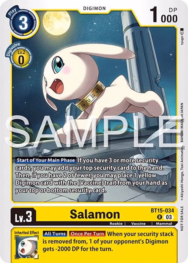 Salamon (Time Stranger Demo Deck) - Rare (BT15-034 R)