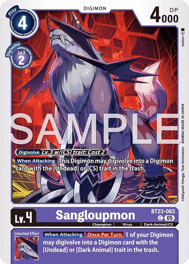 Sangloupmon - Common (BT23-063 C)