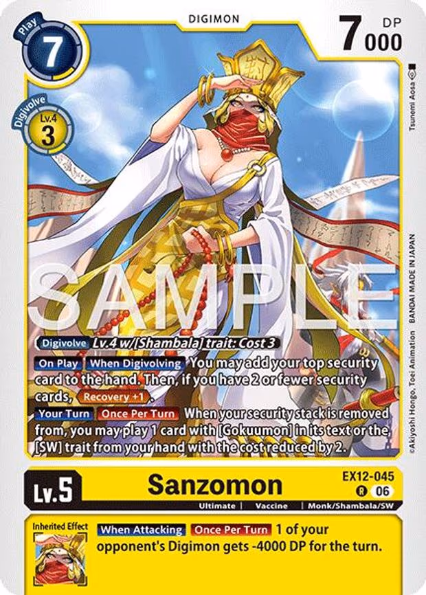 Sanzomon - Rare (EX12-045 R)