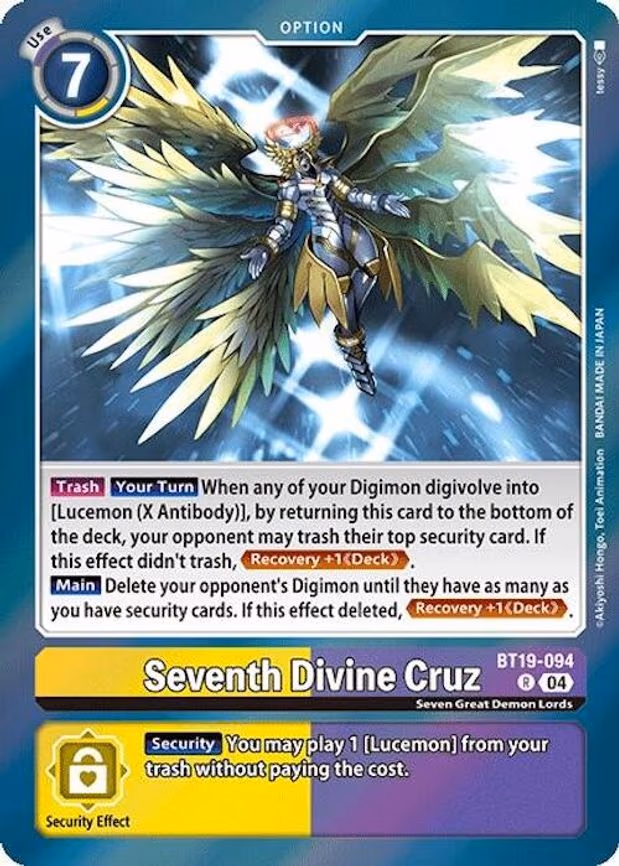 Seventh Divine Cruz - Rare (BT19-094 R)