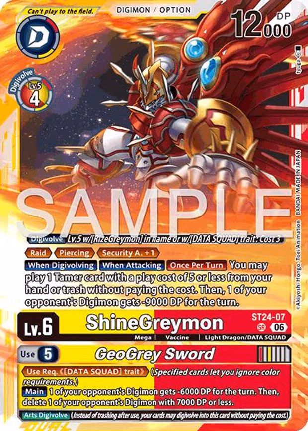 ShineGreymon // GeoGrey Sword