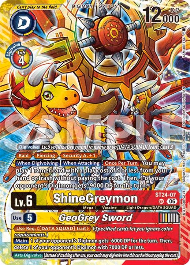 ShineGreymon // GeoGrey Sword