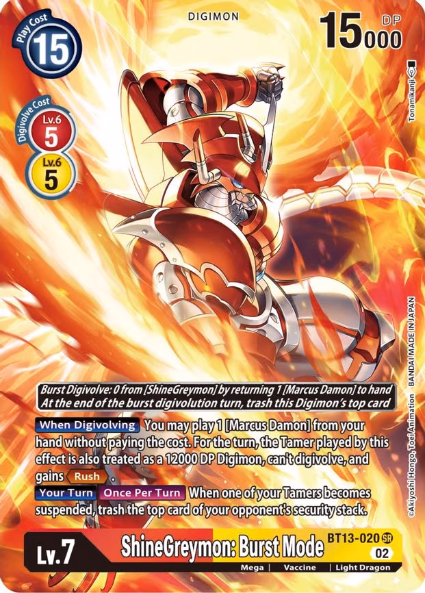 ShineGreymon: Burst Mode