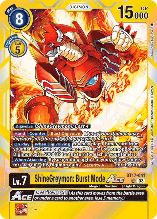 ShineGreymon: Burst Mode ACE